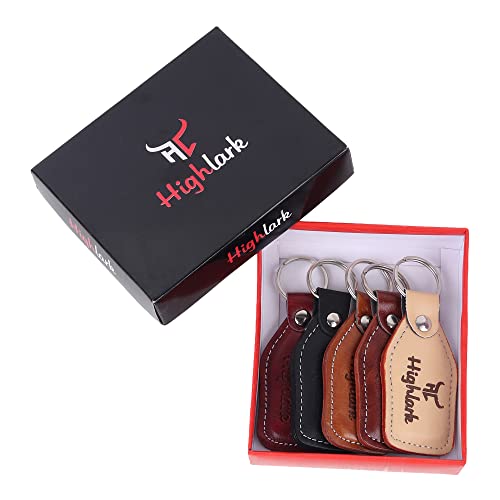 Image of Signature Leather Finish Keychain for Men & Women | Durable Metal Key Holder for Car and Bike Keys | Elegant Everyday Accessory