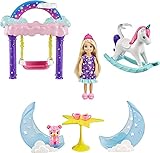 Barbie Dreamtopia Chelsea Princess Doll & Fairytale Sleepover Playset