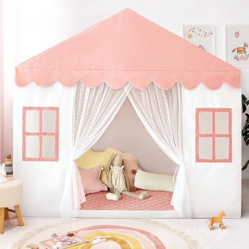 Avrsol Kids Play Tent with Mat, Princess Castle Playhouse...