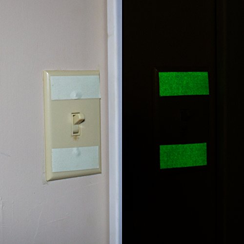 Glow Tape | Glow In The Dark Gaffers Tape | Neon Fluorescent | Luminous Reflective Tape | Waterproof | High Visibility For Theatres, Staged & Dark Areas | Safety | Use To Mark Stairs, Railings Etc. #TOP5