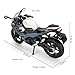 BDTCTK Compatible for 1:12 Kawasaki 400 Motorcycle Die-cast Model, Suspension and Free Roller, Toy Car, Motorcycle Collection, Gift Gray