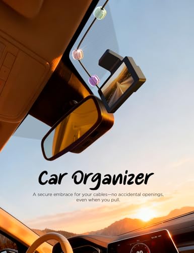 8 Pack Cord Holder Cable Clips,Cord Organizer [Dual Spring & Clasp Lock],Christmas Decor Gifts for Women Men Cable Organizer Cord Holder for Nightstand Home Office Desk Kitchen Gadgets Room Decor Teen image 9