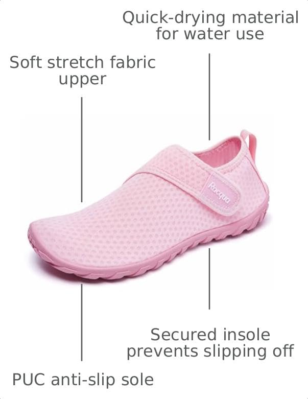 Image of Racqua Men's Women's Water Shoes Barefoot Quick Dry Lightweight Aqua Shoes Swim Beach Shoes