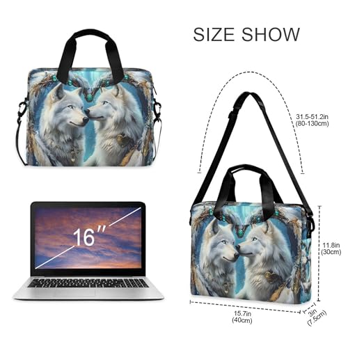 Funda para portátil ALAZA Arctic Wolf 13-15.6 pulgadas miniatura 4