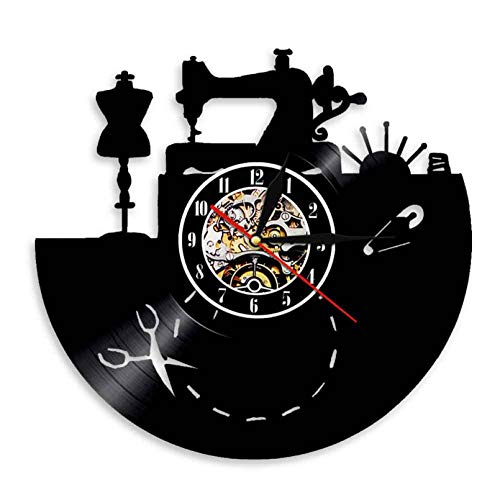 Horloge murale créative rétro pour salon vintage - 5