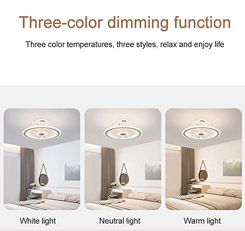 Télécommande LED ventilateur de plafond lampe moderne connectée application 50cm - 6