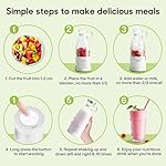 GaxQuly-USB-Rechargeable-Mini-Juicer-Blender-Portable-Blender-Electric-Juicer-Bottle-Blender-Grinder-Mixer-Personal-Size-Blender-for-Juices-Shakes-and-Smoothies