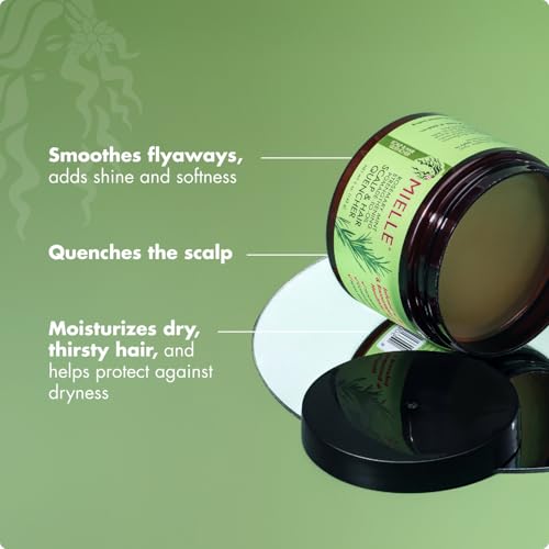 Mielle Organics Rosemary & Mint Pomade-to-Oil Hair & Scalp Treatment 5oz — view 3
