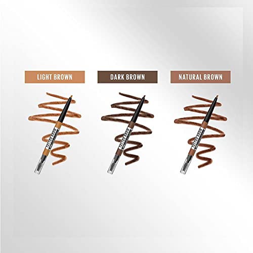 Image of Maybelline Tattoo Brow 36 Hr Brow Pencil, Natural Brown (Pack of 2)