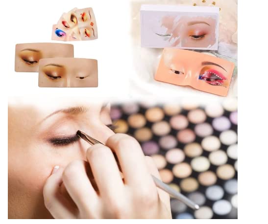 First Beauty Makeup Practice Face Board, Silicone Makeup Face - Practice Skin Board,for Eye Makeup Practice for Beginner Makeup Artist The Perfect Makeup (Natural Tone 1-Pcs) - Image 5