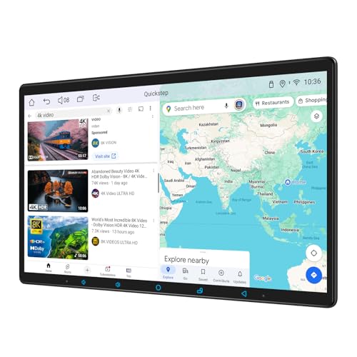 Joying 15.1 Inch Double Din Car Stereo, Car Radio with Apple Carplay & Android Auto, 8GB+128GB Android 13 Head Unit with Mirror Link, AM/FM, Bluetooth, SWC, GPS(JY-UTD15N8)
