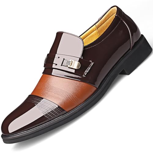 Oxfords Dress Shoes Casual Slip-On Work Men's Classic Office Comfortable Business Formal Shoes for Dating Prom Business Work