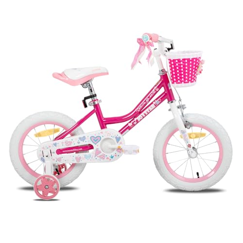 JOYSTAR 14 Zoll Kinderfahrrad für 3 4 5 Jahre alte Mädchen, 14 Zoll...