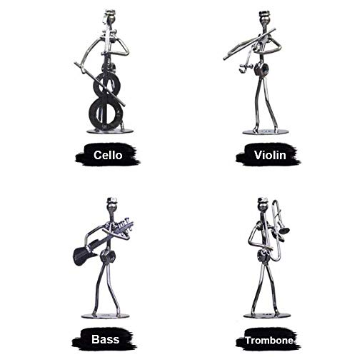 Little Iron Art Musician Creative Men/Women Music Band Crafts Home Office Desk Decoration Birthday Gift 8 Pack (Man) #TOP2