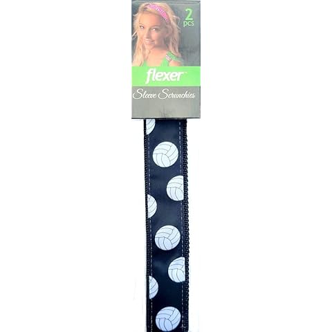 Volleyball Sleeve Scrunchies (pair) Black, Volleyball sleeve scrunch, Volleyball sleeve holders, Volleyball sleeve straps, Volleyball Gift, From Original USA Inventor Cover