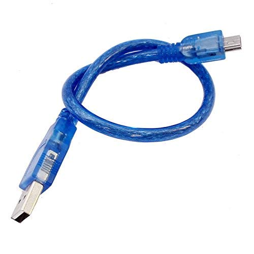 ElectrixX Robo USB-2.0 Mini B Cable for Arduino Nano (20 cm),Blue (B07VCTYNBM) Amazon Price History, Amazon Price Tracker