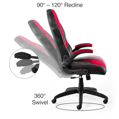 Image of Staples Emerge Vortex Gaming Chair, Ergonomic, Swivel, Black, 2-Pack