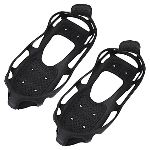 Mxtech Climbing Spikes Crampons, Anti Slip Universal Lightweight Snow Grips, for Boots Shoes(XL: 43-45) Cover