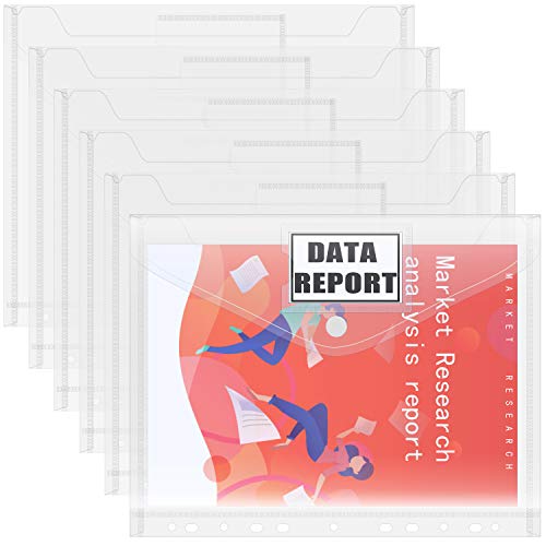 Carpetas Para Archivo 6PCS,Bolsas De Documentos,Carpetas Carton,Carpeta A4 Transparente,Botón Para Documentos,Carpetas Plastico,Carpetas...