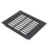Solution de ventilation élégante : la finition noire élégante ajoute une touche moderne aux armoires, armoires à chaussures et portes de salle de bain, améliorant l'esthétique de n'importe quel espace.
