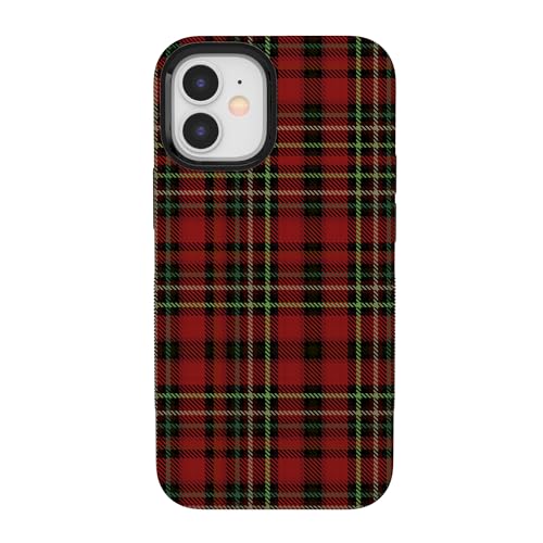 Casely iPhone 12/12 Pro Case | Fireside Flannel | Signature Plaid | Bold Protective Design | Compatible with MagSafe