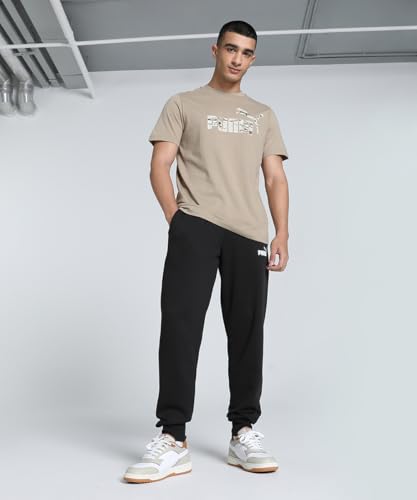 Image of PUMA Men's Cotton Graphic Print Regular Fit T-Shirt