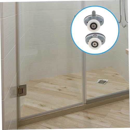 Ruedas para puerta de ducha de alta capacidad, set de 4 unidades resistentes y prácticas 7