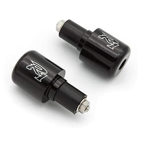 FXCNC Motorcycle Handlebar Handle Bar End Cap Plugs Slider Compatible with YZF R1 1998 1999 2000 2001 2002 2003 2004 2005 2006 2007 2008 2009 2010-2020 Cover