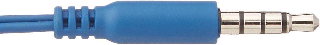 Amazon Basics In-Ear Headphones with Universal Mic - Blue