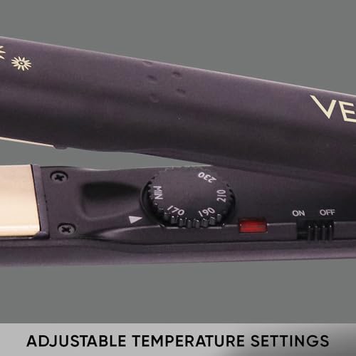 VEGA Keratin Glow Hair Straightener For Women With Keratin-Infused Floating Plates, Quick Heat Up, Adjustable Temperature Settings, Hair Straightener For Women, (Vhsh-20),Black - Image 5