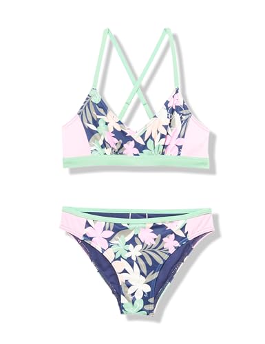 Image of Roxy Girls' Ilacabo Active Athletic Swimsuit Set