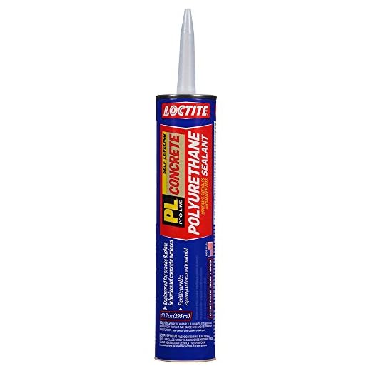 Loctite PL Polyurethane Self-Leveling Concrete Crack Sealant - Grey 10 oz. (12 Tubes per Carton)