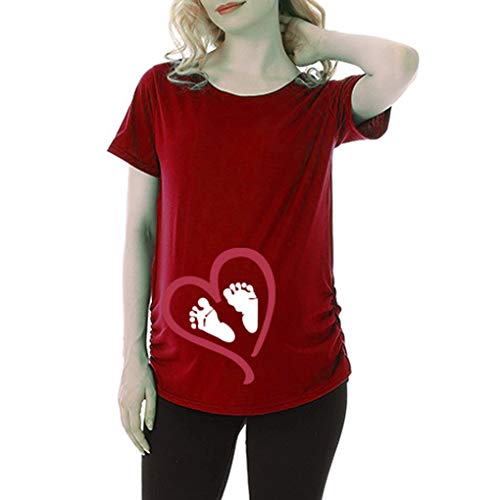 Q.KIM Camiseta Divertido Estampada de...