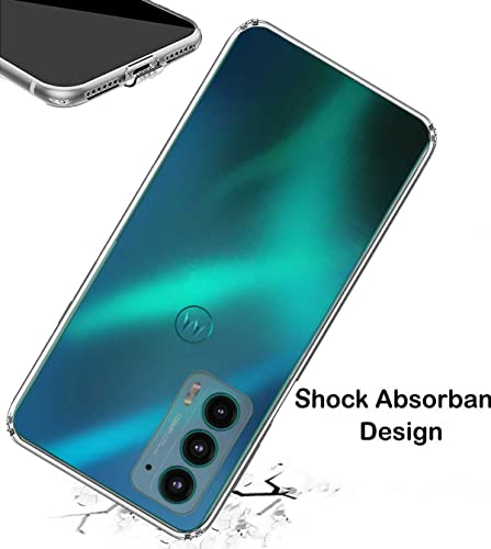 Image of Soft Flexible Silicone Back Cover Compatible with (Motorola Edge 20, Transparent Case)