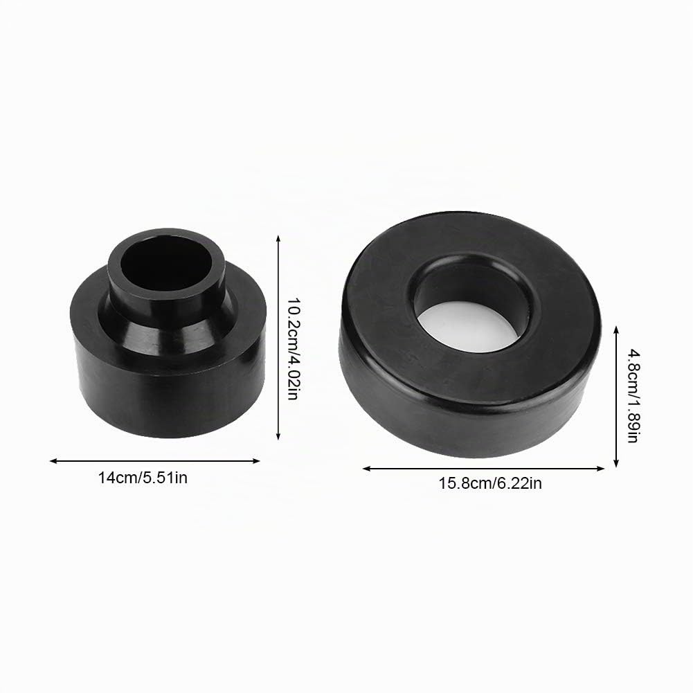 Kit de Levage de Suspension Avant et Arrière Kit de Levage Complet Kit de Levage de Nivellement Avant Arrière 2 "pour Grand Cherokee WJ 1999-2004