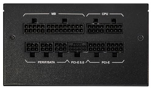 Image of Rosewill CMG5 850W, ATX 3.0 & 3.1 Compatible, 80+ Gold Full Modular Power Supply, PCIe 5.0 600W 12V-2x6 Connector, 100% Japanese Electrolytic Capacitor, Eco Silent Mode, 120mm FDB Fans - CMG850G5
