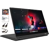 Lenovo Flex 5 14" 2-in-1 Convertible Touchscreen FHD Laptop Computer PC, Ryzen 5 4500u, 16GB RAM, 256GB SSD, Fingerprint, Backlit Keyboard, HDMI, Webcam, Stylus, Windows 10 + CUE Accessories Bundle