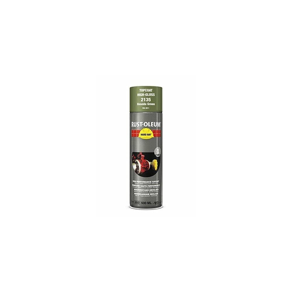 Rust-Oleum 2135 rigide Chapeau Couche de finition Ral-colours, le NR. 1 industriel Peinture aérosol. aller Plus loin, travailler Plus rapidement, Durent Plus longtemps., Reseda Green-ral 6011