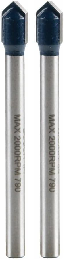 Image of BOSCH GT300 1 /4inch Carbide Tipped Glass, Blue (Pack of 2)