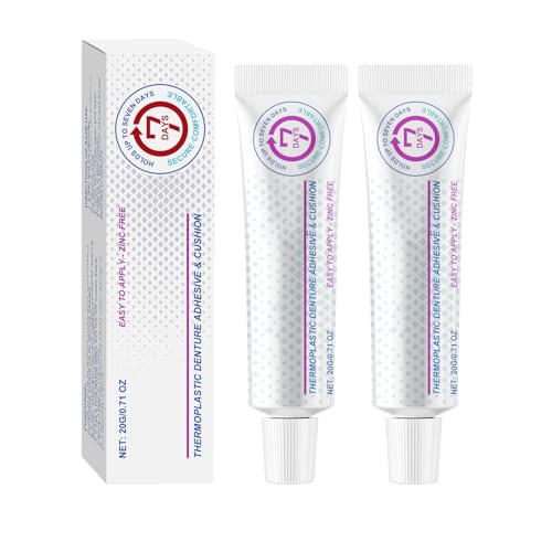 Adhesivo para prótesis dentales termoplásticas,Juego de revestimiento de silicona para prótesis,Pegamento termoplástico para dentaduras postizas, Empastes dentales temporales y aparatos ortopédicos