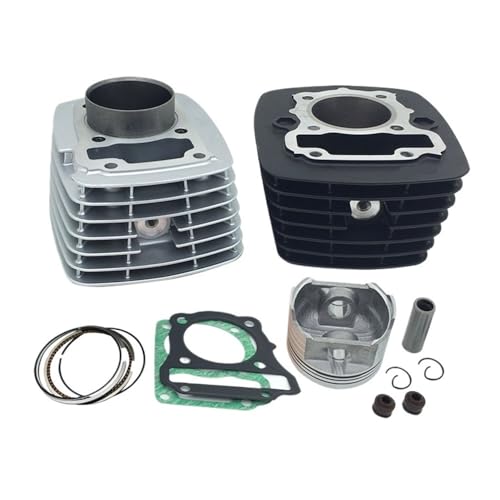 Kit de cilindro CGX125 GL125 para motocicleta con junta de anillo de pistón color negro 3