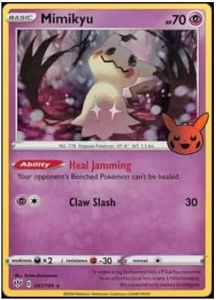 Halloween Trick or Trade - Mimikyu - 081/189 - Holo Rare - Darkness Ablaze - NM/M