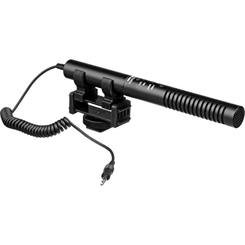 Azden SGM-990i - Micrófono Tipo Shotgun para cámaras DSLR y CSC, Color Negro