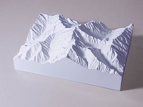 Maquette Yarigatake Minamidake 1/50000 North Alps No.03 modèle fini