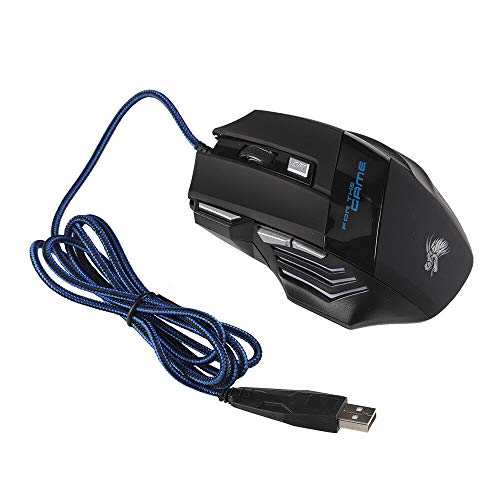 LondonExpress LED Optical PC Gaming Mouse USB Wired Programmable 7 Button 5500Dpi Mice Gamer UK - Image 5