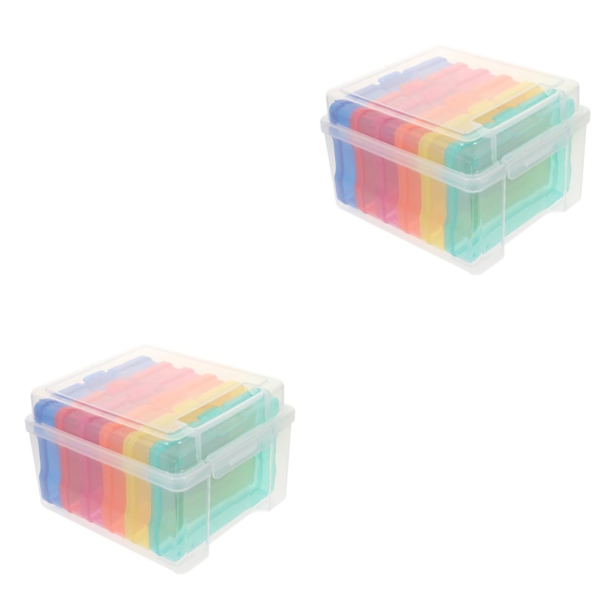 Organisateur pratique de cartes avec boîtes amovibles colorées