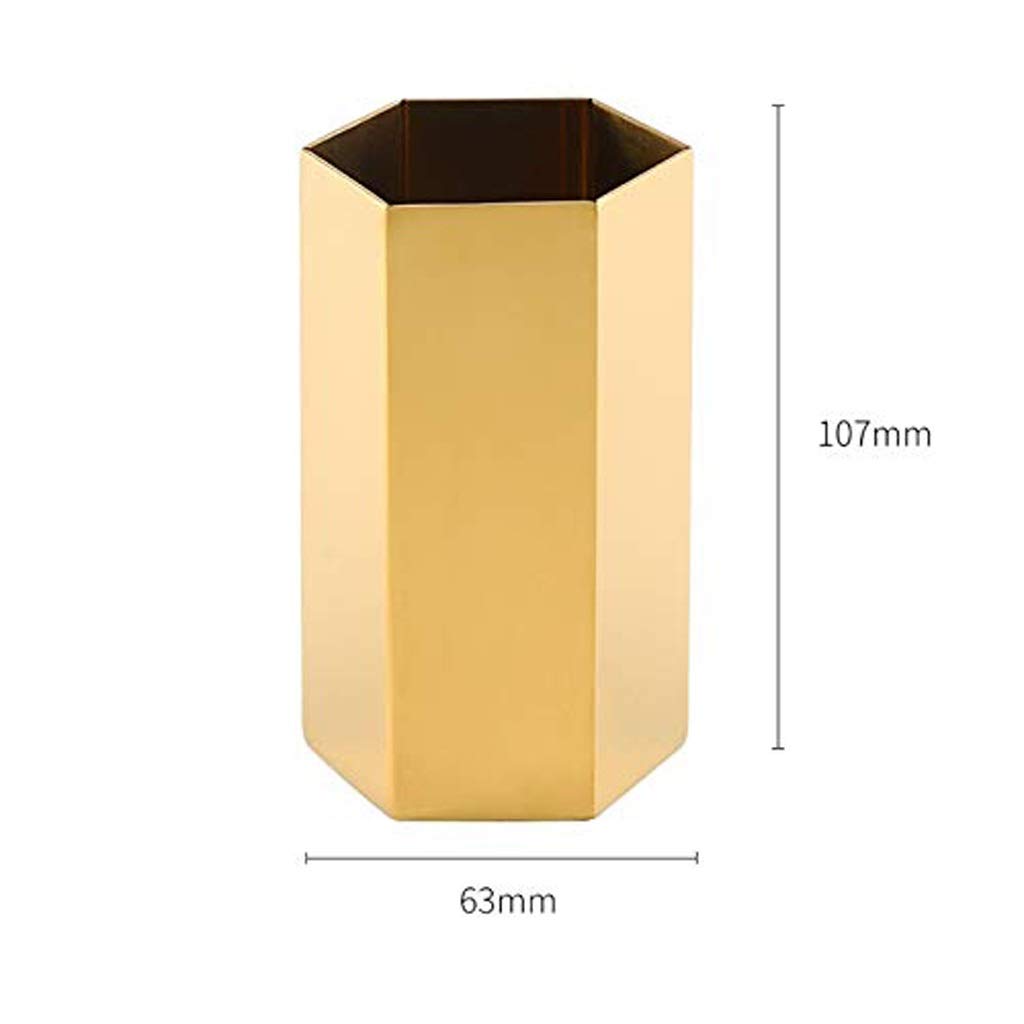 Porte-Stylo - Porte-Stylo en métal en Laiton électrolytique rétro Étudiant en Affaires avec Collection Souvenir Stockage de Bureau personnalisé