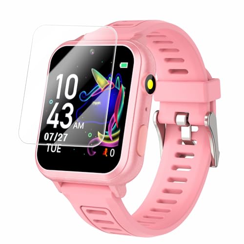 Image of Cosjoype Kids Game Smart Watch Gift for Girls Age 6-12, 39 Puzzle Games HD Touch Screen Kids Watches with Video Camera Music Player Pedometer Flashlight 12 /24hr Toys for 7 8 9 10 11 12 Year Old Girls