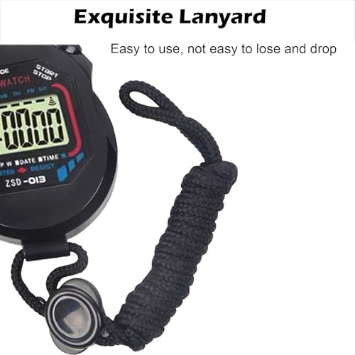 Chronomètre De Sport Numérique Portable Pour Football, Basket, Course, Natation, Fitness – Image 4