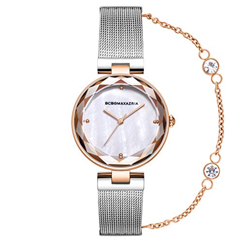 BCBG MAX AZRIA Analog Mother of Pearl Dial Women's Watch-BG50679002